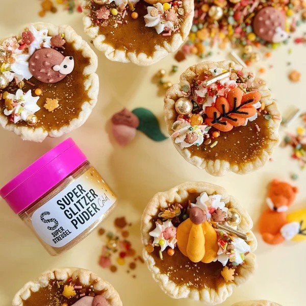 Spiselig glitter - Happy Sprinkles - SuperLustreDust - Gull - 10 g Spiselig glitter - Happy Sprinkles - SuperLustreDust - Gull - 10 g