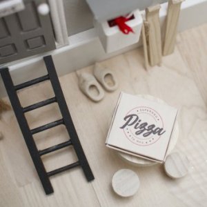 Pizzaeske - 3-pakning - Julenissen flytter inn