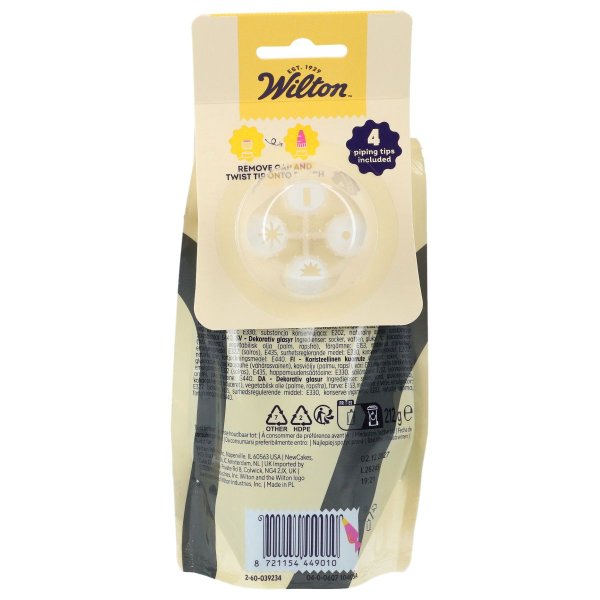 Wilton-glasur - Svart - 212 g Wilton-glasur - Svart - 212 g