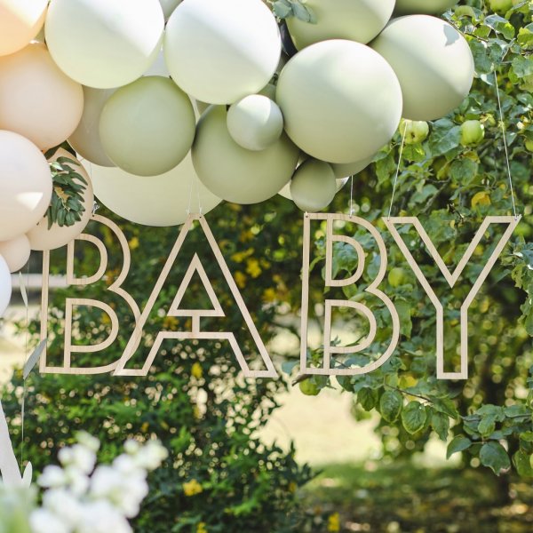 Stor backdrop - BABY - Botanical Baby