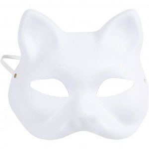 Festmaske - Gjør-det-selv - Katt - 1 stk Festmaske - Gjør-det-selv - Katt - 1 stk