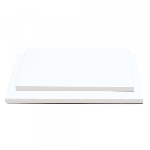 Tykt kakefat - Rektangulært - Hvit - 30x40 cm Tykt kakefat - Rektangulært - Hvit - 30x40 cm