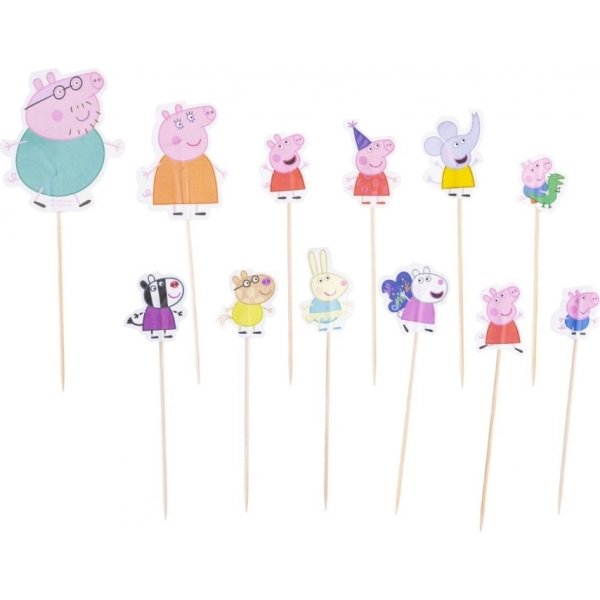 Kakepinner - Greta Gris - 24-pakning Kakepinner - Greta Gris - 24-pakning