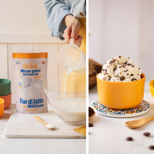 Iskremblanding - Italiensk Gelato - Fior di Latte - 250 g Iskremblanding - Italiensk Gelato - Fior di Latte - 250 g