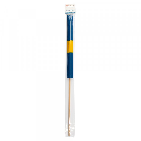 Stoffflagg med det svenske flagget