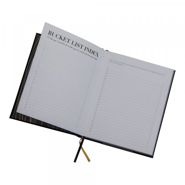 Fyll-i-boken - Bucket List - Svart Fyll-i-boken - Bucket List - Svart