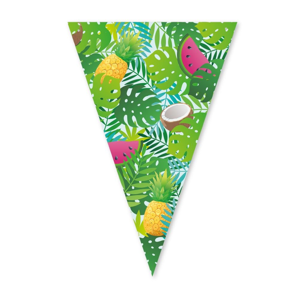 Flagggirlander - Aloha - 20x30 cm flagg - 10 m - Vimpler, Hengende dekorasjoner