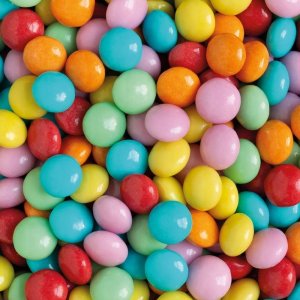 Melkesjokoladeperler/linser - Assorterte farger - 80 g Melkesjokoladeperler/linser - Assorterte farger - 80 g