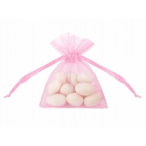 Organzaposer - Rosa - 10-pakning