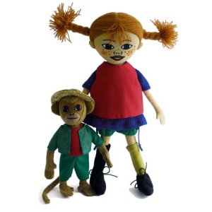 Dolls Pippi Langstr�mpe og Mr. Nilsson