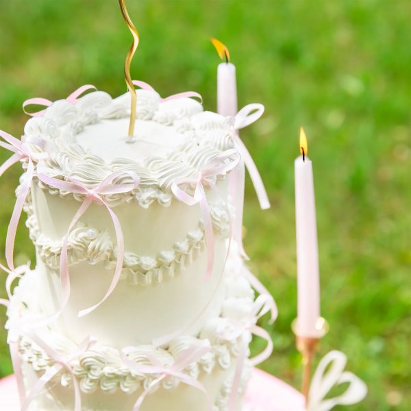 Kakepinner/Kaketopper - Sløyfer - Rosa - 10-pakning Kakepinner/Kaketopper - Sløyfer - Rosa - 10-pakning