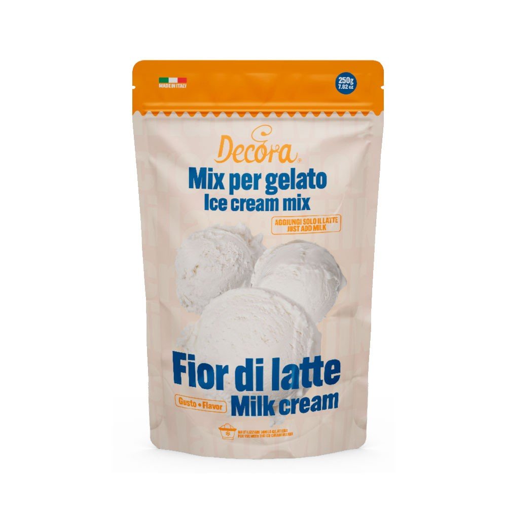 Iskremblanding - Italiensk Gelato - Fior di Latte - 250 g - Bakeblandinger