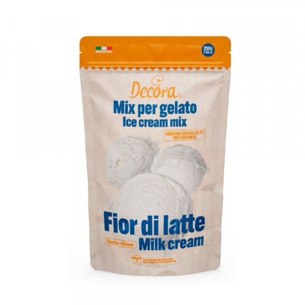 Iskremblanding - Italiensk Gelato - Fior di Latte - 250 g Iskremblanding - Italiensk Gelato - Fior di Latte - 250 g
