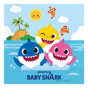 Servietter Baby Shark - 20-pakning Servietter Baby Shark - 20-pakning
