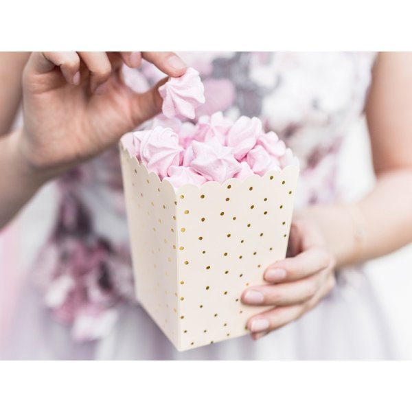 Popcornbokser - Dotty - Lys rosa - 6-pakning Popcornbokser - Dotty - Lys rosa - 6-pakning