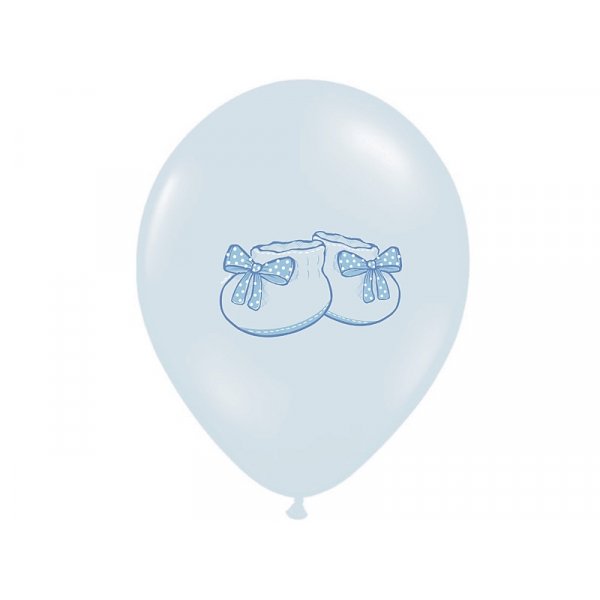 Ballonger - Babysko - Lyseblå - 6-pakning Ballonger - Babysko - Lyseblå - 6-pakning