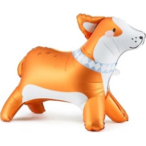 Folieballong - Hund "Corgi" - 88 x 70 cm