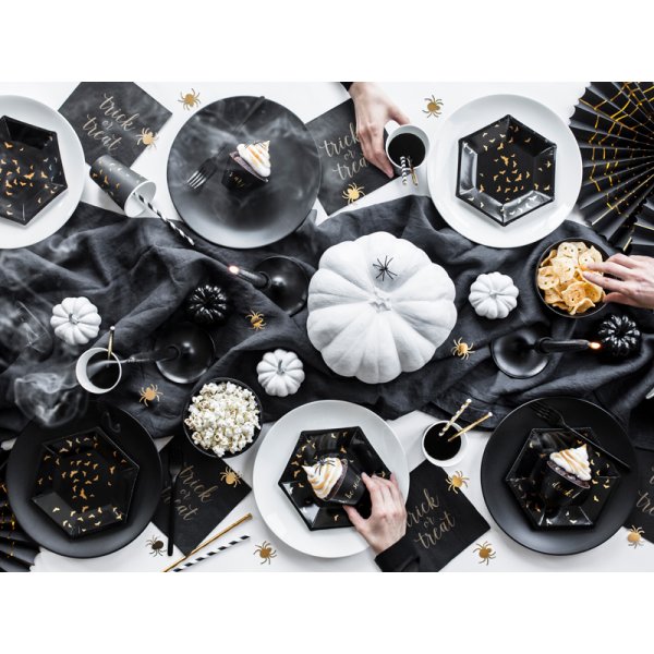 Dessertfat - Trick or Treat Gull - 6 stk Dessertfat - Trick or Treat Gull - 6 stk