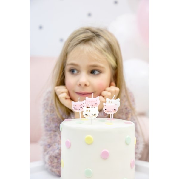 Kakelys - Kattefest - 6-pakning Kakelys - Kattefest - 6-pakning