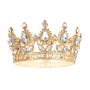 Kaketopper - Krone - Gull med slvkrystaller