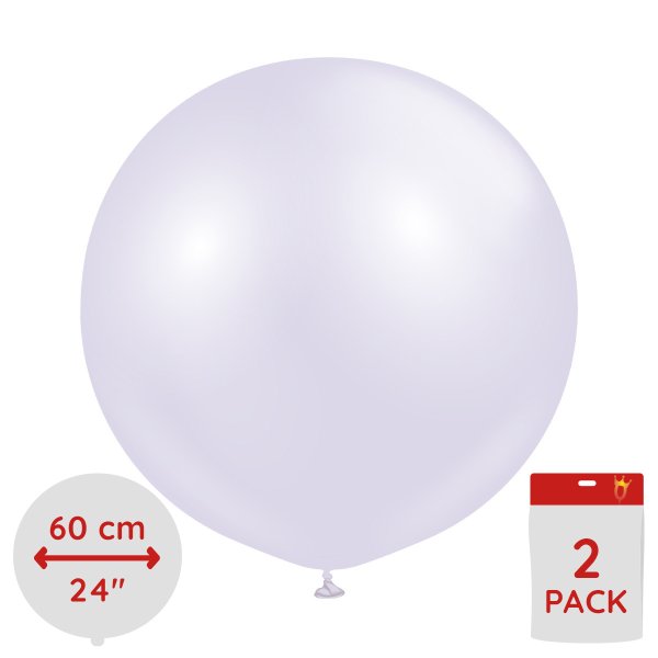 Ballonger ensfarget - Premium 60 cm - Aura Lavendel Tåke - 2-pakning Ballonger ensfarget - Premium 60 cm - Aura Lavendel Tåke - 2-pakning