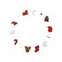 Str�ssel - Jul - Ut av esken Julenissen - 60 g - PME