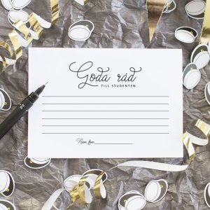 Rådskort - Gode råd for studenter - 8-pakning Rådskort - Gode råd for studenter - 8-pakning
