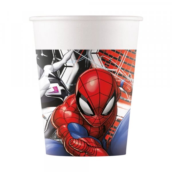 Papirkopper - Spiderman - 8-pakning Papirkopper - Spiderman - 8-pakning