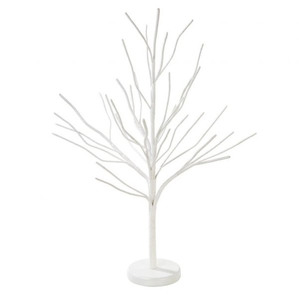 Dekorativt tre - 40 cm - Hvit Dekorativt tre - 40 cm - Hvit