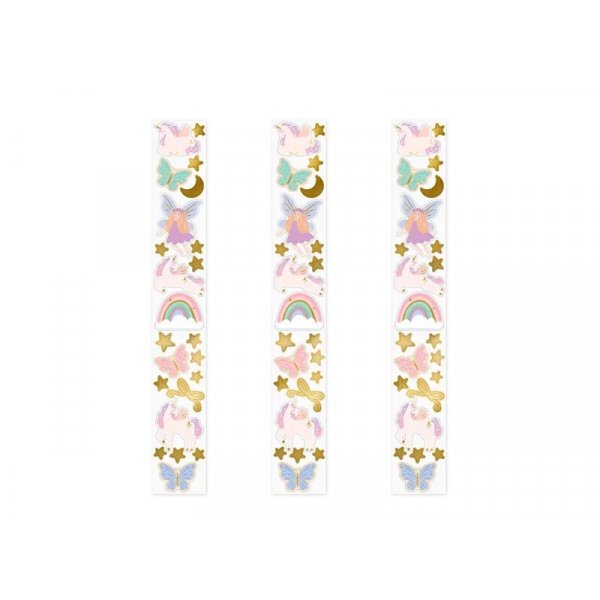 Klistremerker - Enhj�rning - 23 stk