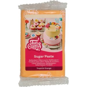 Sukkerpasta Appelsin - Tropisk Appelsin - 250g - FunCakes Sukkerpasta Appelsin - Tropisk Appelsin - 250g - FunCakes