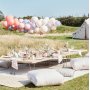 Ballongbue - Blush, nude og lysebl�