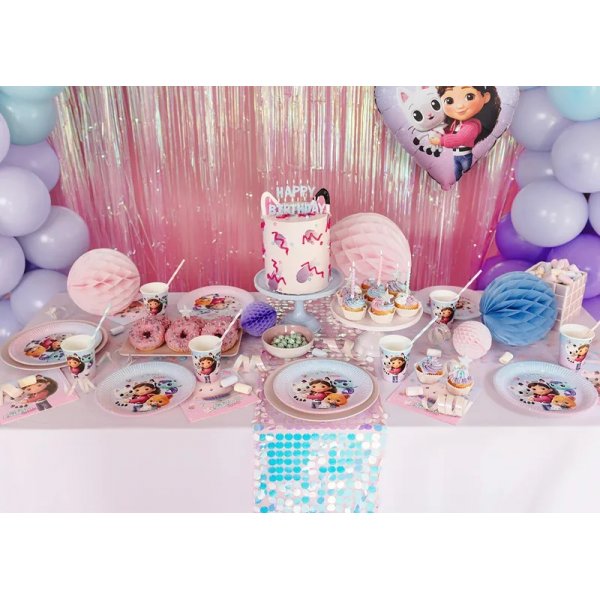 Tallerkener - Gabbys dukkehus - Filmen - 6-pakning - 23 cm Tallerkener - Gabbys dukkehus - Filmen - 6-pakning - 23 cm