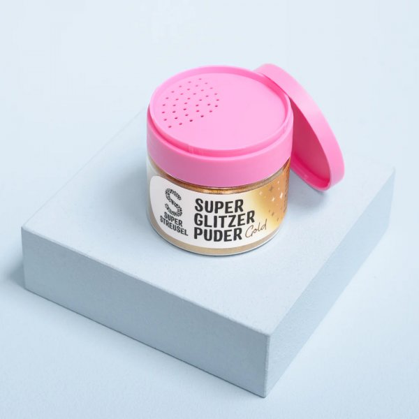 Superglitterpulver - Gull - Super Streusel - 10g Superglitterpulver - Gull - Super Streusel - 10g