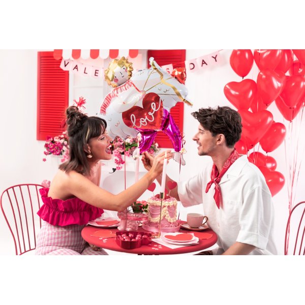 Konfetti - Hjerter - Lys rosa - 15 g