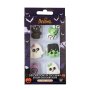 Sukkerdekorasjoner - Sp�kelser, monstre, katt, edderkopp - Halloween - 6 stk