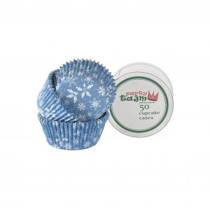 Muffinsformer - Lysebl� - Sn�flak - 50-pakning