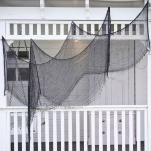 Svart stoff - 3 m x 75 cm