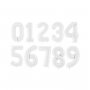 Tallballonger hvite, 86 cm - 1 stk Tallballonger hvite, 86 cm - 1 stk