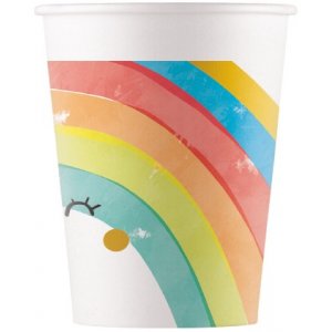 Pappkrus - Regnbuefest - 23 cm - 8-pakning Pappkrus - Regnbuefest - 23 cm - 8-pakning