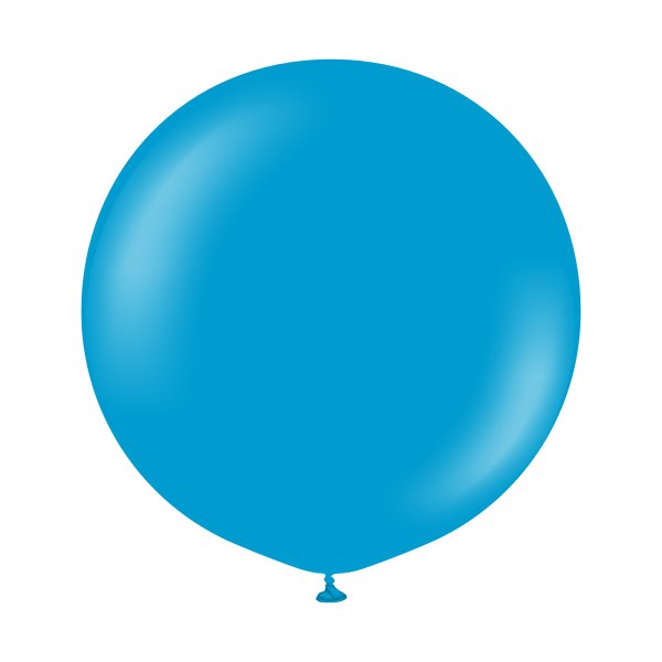 Ballonger ensfargede - Premium 60 cm - Karibisk blå - 2-pakning Ballonger ensfargede - Premium 60 cm - Karibisk blå - 2-pakning