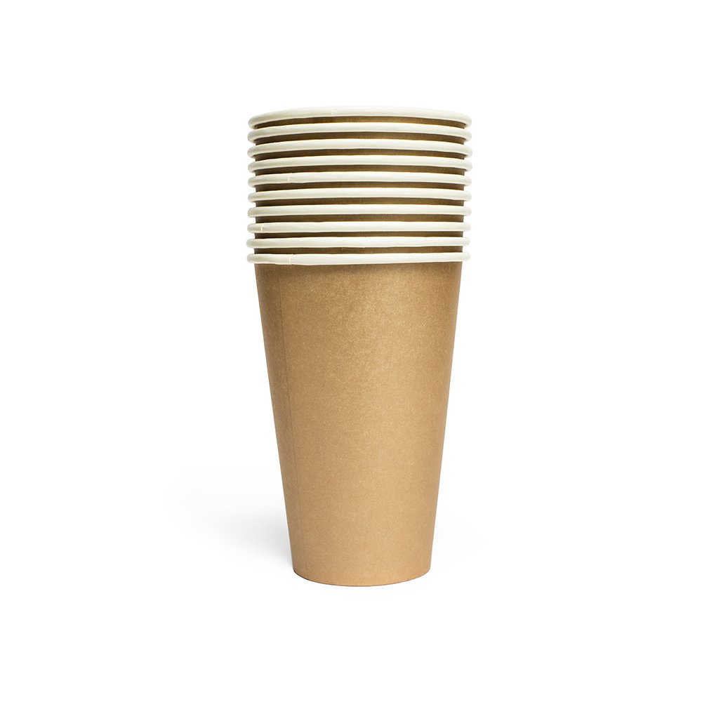 Pappkrus – Champagne – 350 ml – 10-pakning – Papirkopper, Borddekking