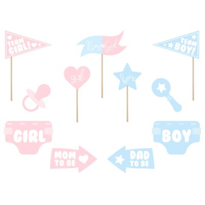 Photo booth - Gender reveal