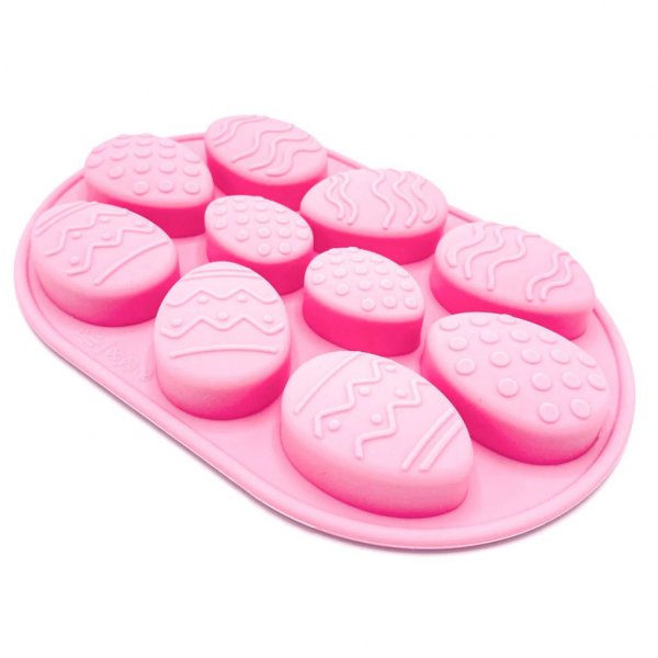 Silikonform - Påskeegg - Rosa Silikonform - Påskeegg - Rosa