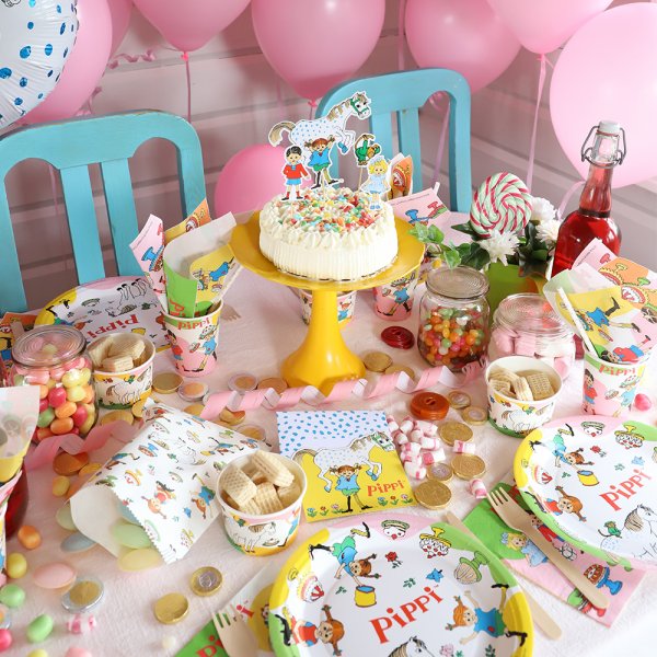 Servietter - Pippi Langstrømpe - 16-pakning Servietter - Pippi Langstrømpe - 16-pakning