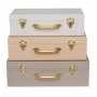 Koffert - 3-pack - Beige