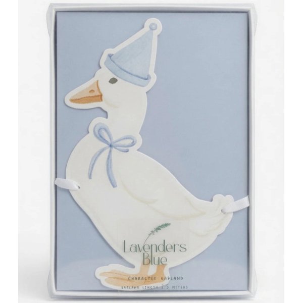 Girlander - Bursdagsand - Lavendelbl� - 2,5 m