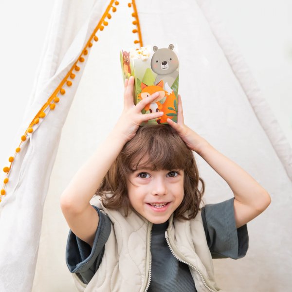 Popcornkopper - Skogens Venner - 6-pakning