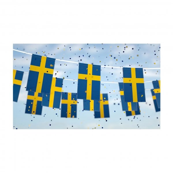 Girlander - svensk flagg - 4 meter