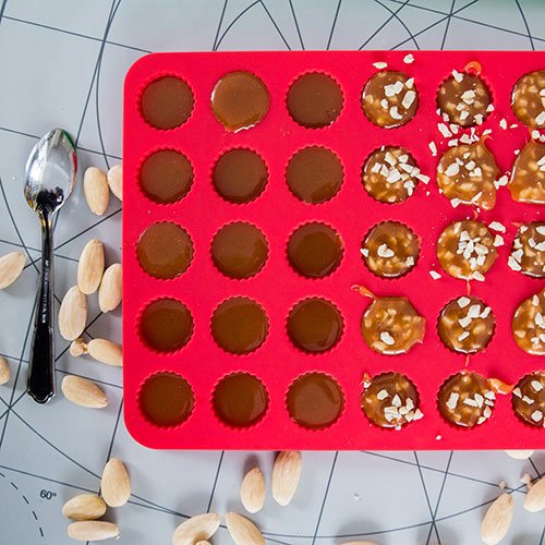Silikonform - Kjeks og praliner